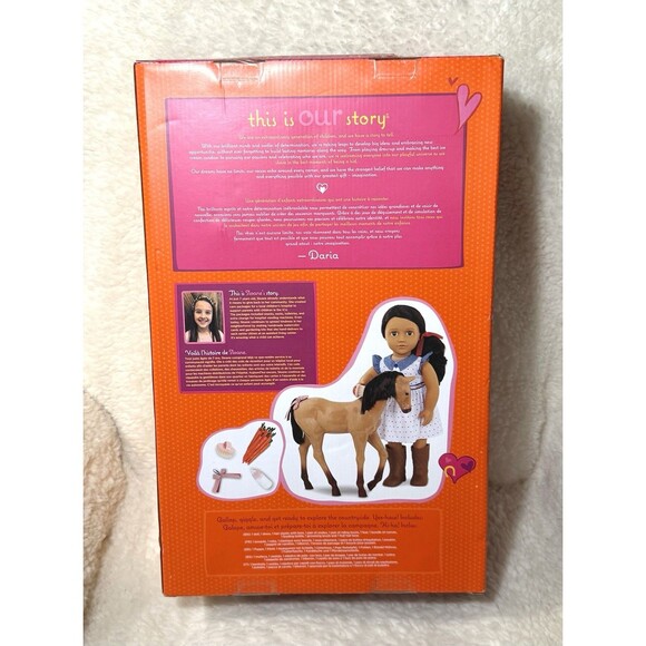 Our Generation Daria with Foal 18" Doll & Horse Set NEW - Picture 6 of 6
